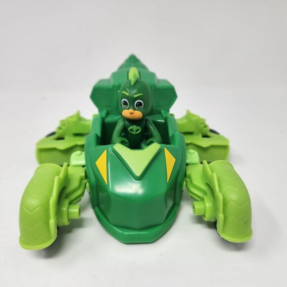 PJ Masks Gekko Mobile With Gekko Action Figure Green Transforming Vehicle - Picture 2 of 14